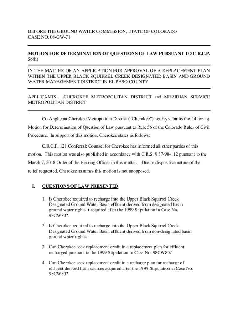Fillable Online Rule 56 Summary Judgment And Rulings On Questions Of fillable-online-rule-56-summary-judgment-and-rulings-on-questions-of