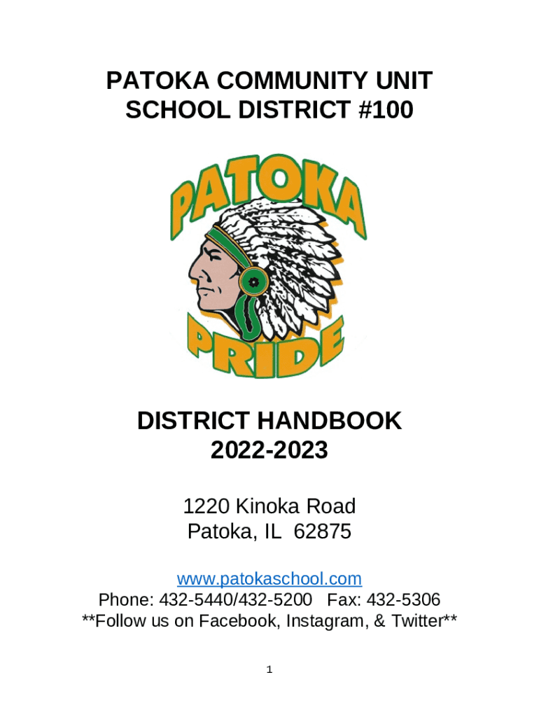 High Schools in Patoka Community Unit School District 100 Doc Template