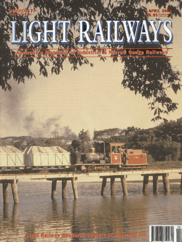 Fillable Online Download Light Railway Research Society of Australia
