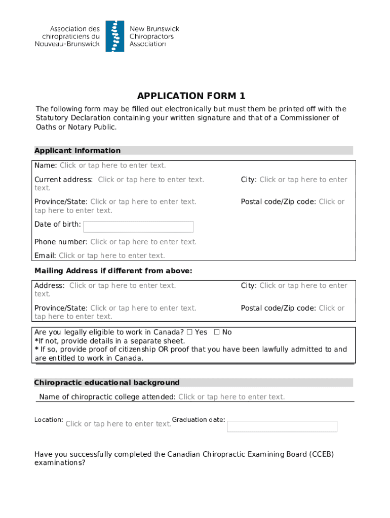 STATE OF NEW JERSEY State Board of Chiropractic Examiners Doc Template