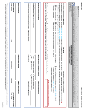 US DOT Medical Examiner’s Certificate