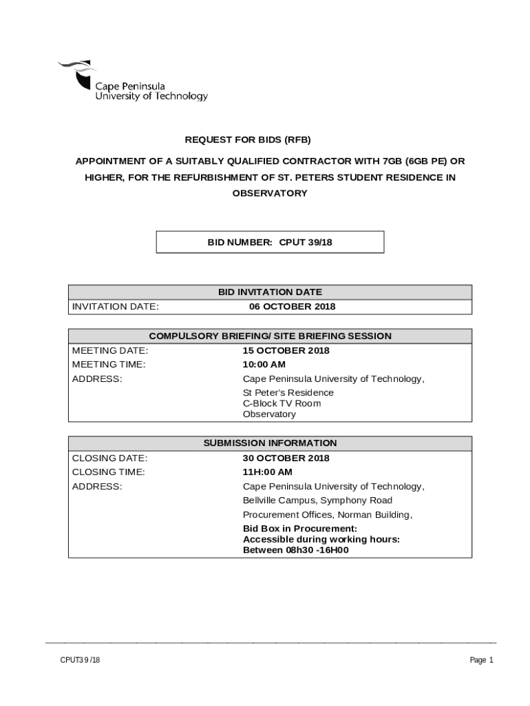 refurbishmentofstpetersresidenceinobservatory.pdf Doc Template