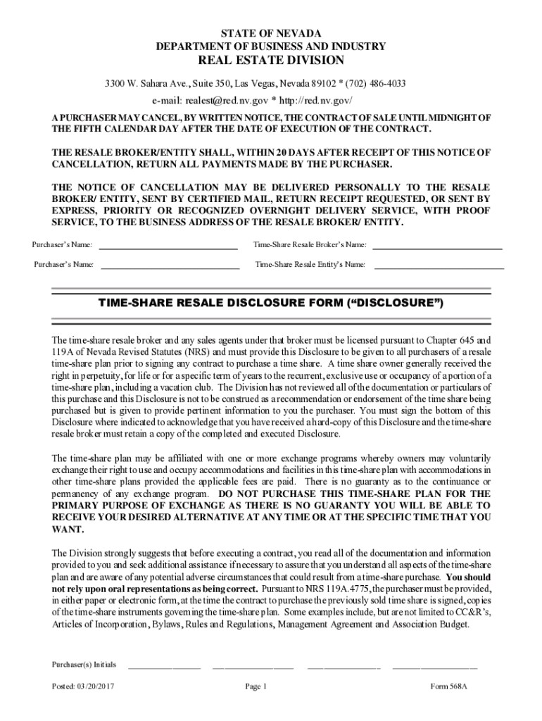 Fillable Online NRED Directory NV Real Estate Division State of