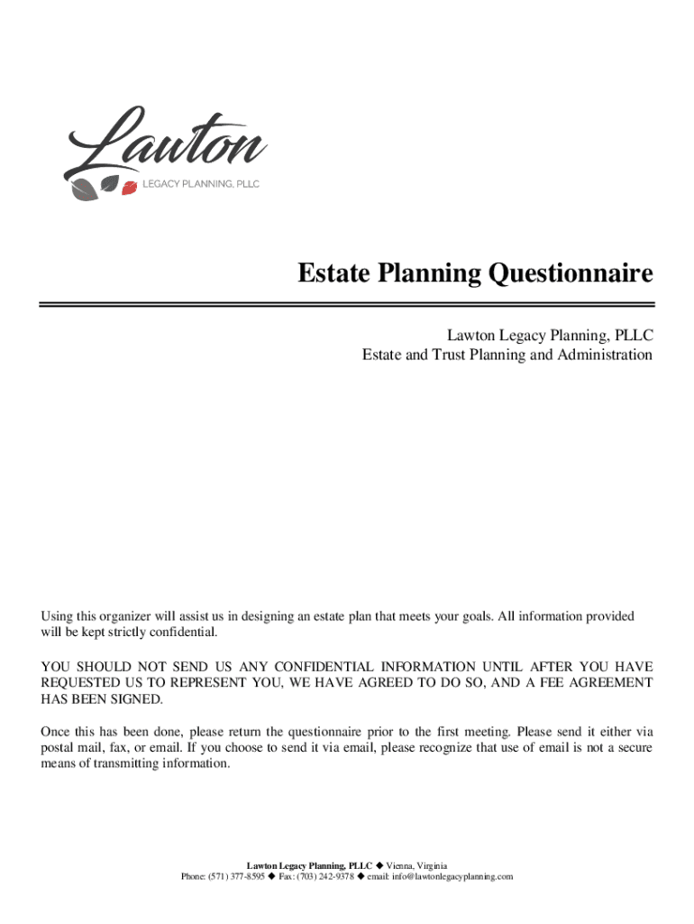Fillable Online What Is Estate Planning? Definition, Meaning, and Key