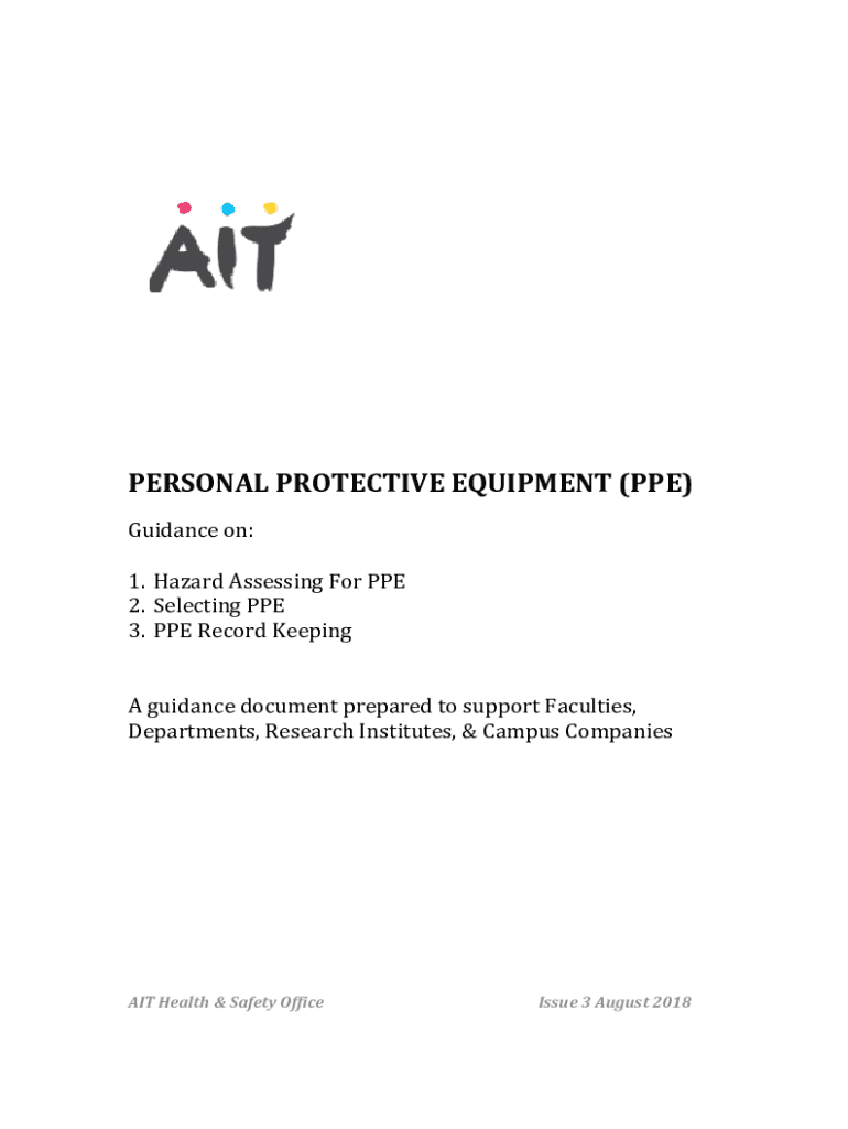 Fillable Online Laboratory PPE Hazard Assessment Tool 1 AIT Fax Email