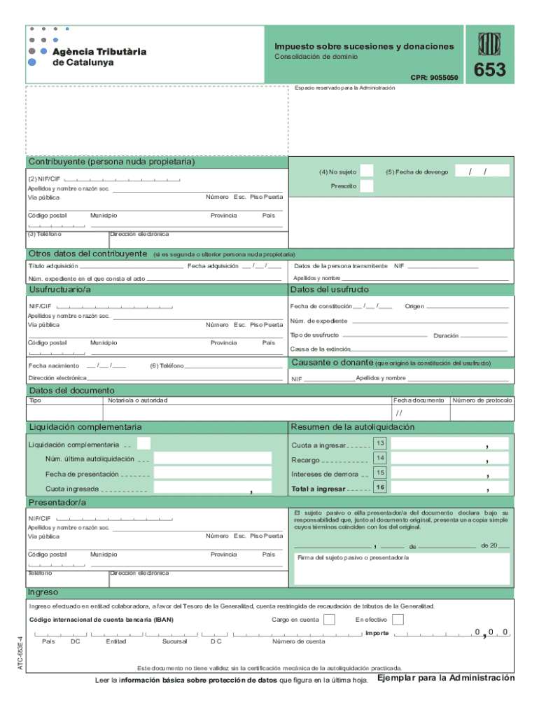Impuesto Sobre Sucesiones Y Donaciones Preview on Page 1