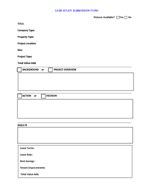 Commercial Real Estate Lease Analysis Form