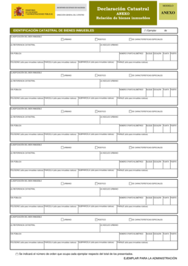 Declaración Catastral