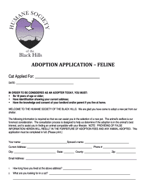 Cat Adoption Application