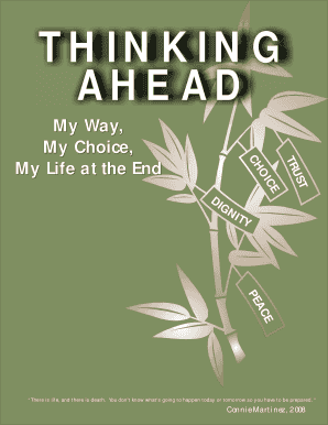 Thinking Ahead End-of-Life Workbook