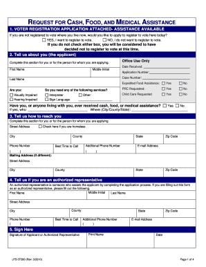 Ohio Cash Food Medical Assistance Application