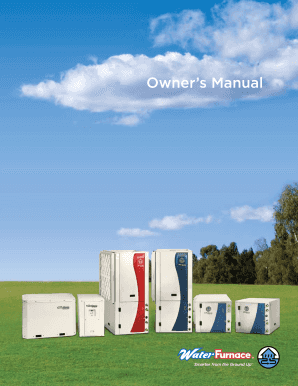 WaterFurnace Geothermal System Owner's Manual