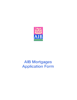 AIB Mortgage Application Form