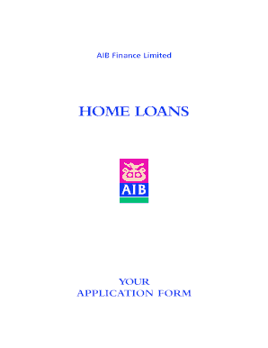 AIB Home Loan Application Form