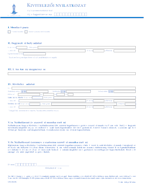 Construction Declaration Form