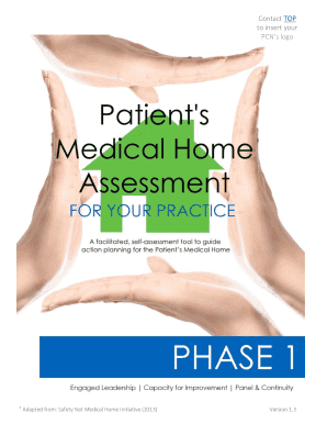 Patient's Medical Home Assessment - Phase 1