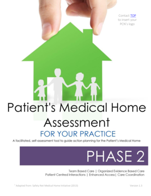 Patient's Medical Home Assessment Phase 2