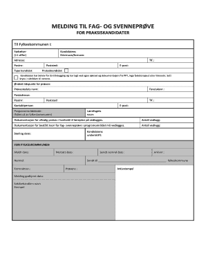 Norwegian Trade and Craft Examination Notification