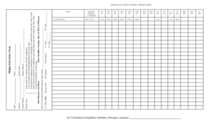 Athletic Track and Field Entry Form