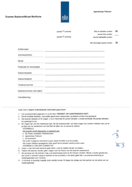 Examen Basiscertificaat Marifonie
