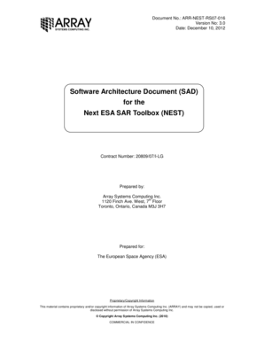 Software Architecture Document SAD v30 - SEOM - ESA - seom esa