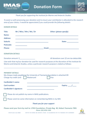 Donation Form