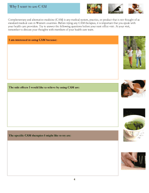 Cancer CAM Workbook