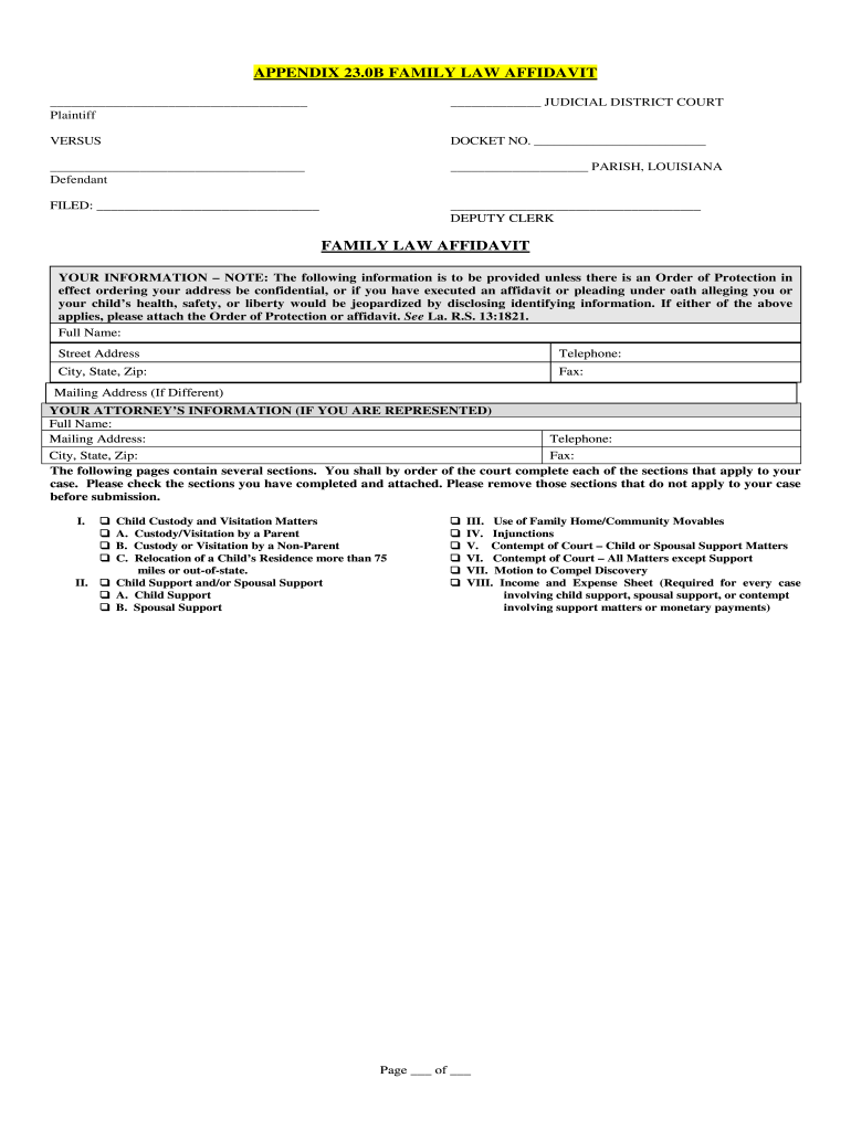 louisiana documents Preview on Page 1