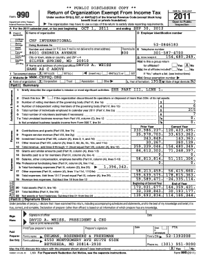 Form 990 2011