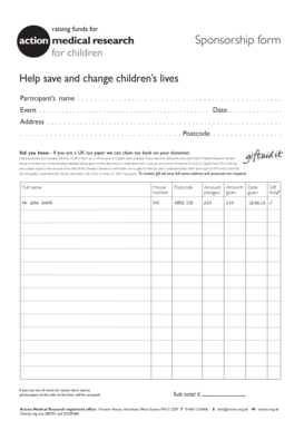 Sponsorship Form