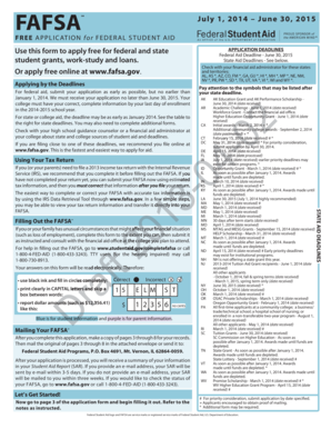 FAFSA Application Form