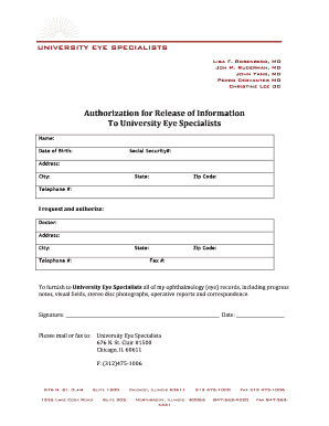 Authorization for Release of Information