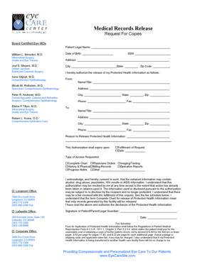 Medical Records Release Authorization