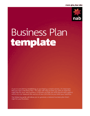 Business Plan Template