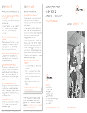 Myeloma UK Donation Form