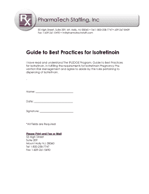 Isotretinoin Pregnancy Prevention Agreement
