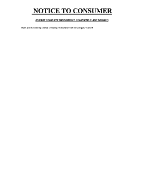 Rental Application Consumer Report Authorization