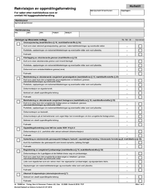 Norwegian Land Survey Request Form