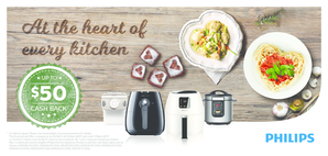 Philips Kitchen Appliances Cash Back Promotion