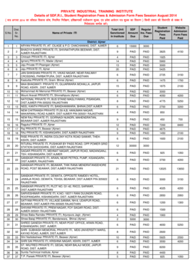 SDF, RI, RF, & Admission Form Fees Aug. 2014 - Technical ... - dte rajasthan gov