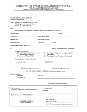 Nepal embassy japan travel document form - APPLICATION FOR WAIVER OF EXCLUSION GROUND (W.E.G. ...