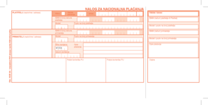 National Payment Order Form