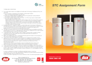 STC Assignment Form