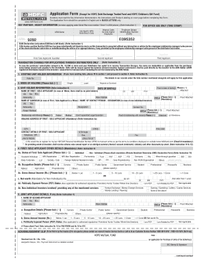 HDFC Mutual Fund Application Form
