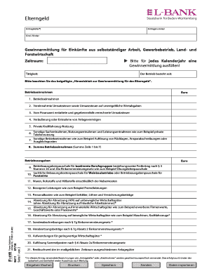Elterngeldantrag