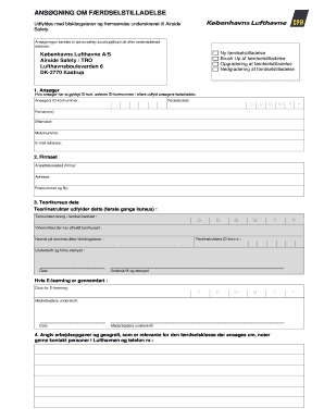 Airside Traffic Permit Application