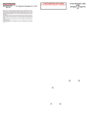 Canadian Bill of Lading