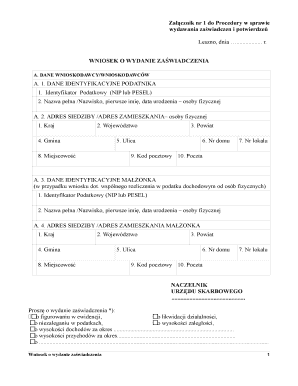 Tax Certificate Application Form