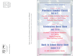 Fillable Online Early Summer 2010 - Progressive Show Jumping, Inc. Fax