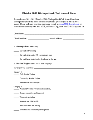 Mental status exam report example - District 6080 Distinguished Club Award Form - Rotary District 6080 - rotary6080